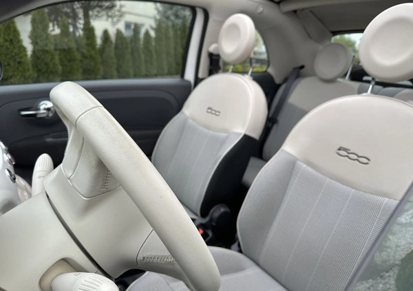 Fiat 500 cena 35900 przebieg: 107000, rok produkcji 2015 z Twardogóra małe 742